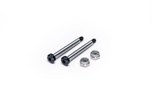 RC10 Front Outter 32.7mm Hardened Hinge Pin w/locknuts (2) Team Associated by