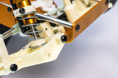 RC10 Front Inner 43mm Hardened Hinge Pin w/locknuts (2) Team Associated by