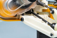 RC10 Rear Inner 58.2mm Hardened Hinge Pin w/locknuts (2) Team Associated by