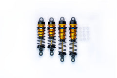 RC10 12mm Gold Body Black Big Bore Buggy Shock Set (F & R) Team Associated by