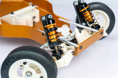 RC10 12mm Gold Body Black Big Bore Buggy Shock Set (F & R) Team Associated by