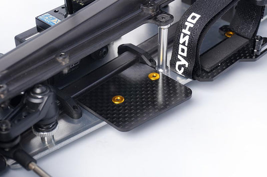 Kyosho Mid Optima 2022 Carbon ESC Mount Set by Koswork