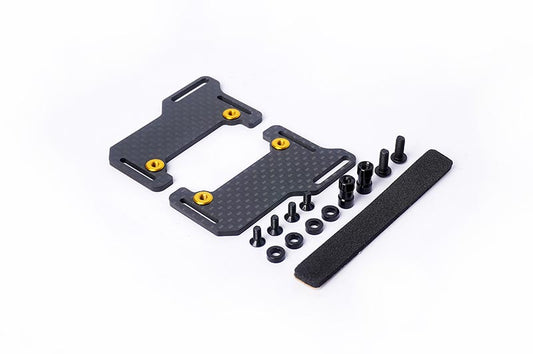 Kyosho Mid Optima 2022 Carbon Shorty Lipo Battery Mount Set by Koswork