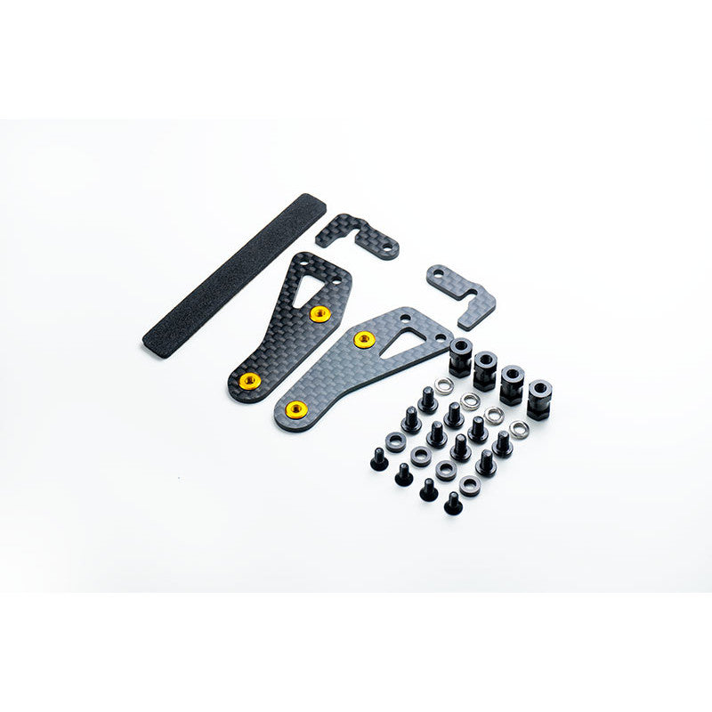 Kyosho Carbon Shorty Lipo Battery Mount Set Turbo Optima Mid Special/Mid Optima