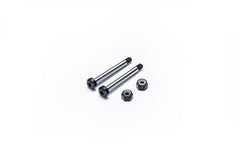 Yokomo Outter Hardened Arm Pin/Suspension Shaft 3x31mm (w/Alum Locknuts) (2)