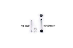 Yokomo Outter Hardened Arm Pin/Suspension Shaft 3x31mm (w/Alum Locknuts) (2)