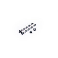 Yokomo Inner Hardened Arm Pin/Suspension Shaft 3x42.1mm (w/Alum Locknuts) (2)