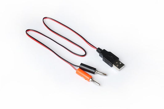 Power Lead/Cable (USB to 4mm Banana Plugs) 50cm by Koswork