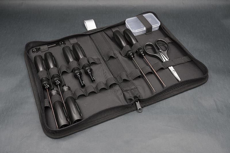 10pcs Tool Set (w/Parts Box & Tool Bag) (Light Tri Handle) by Koswork