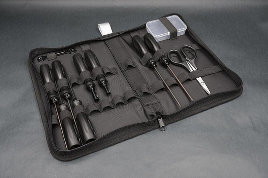 10pcs Tool Set (w/Parts Box & Tool Bag) (Light Tri Handle) by Koswork