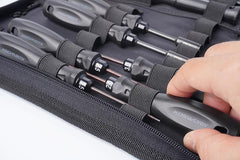 11pcs Tool Set (w/Parts Box & Tool Bag) (Light Tri Handle) by Koswork