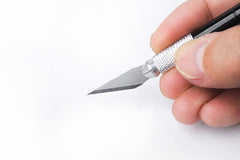 Aluminum Hobby Knife w/6pcs #11 Blades by Koswork