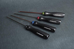 Hex Wrench Set 1.5mm, 2.0mm, 2.5mm & 3.0mm (w/120mm Tip) (Alum. Tri Handle) by