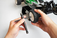 Glow Plug/Clutch Nut Cross Wrench (Nut 7, 8, 10mm & Hex 5mm) by Koswork