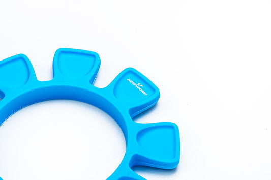 UFO Blue High Strength Silicone Tire Glue Bands (4) 1/10, 1/8 Buggy & 1/10 SCT