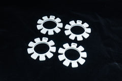 UFO White High Strength Silicone Tire Glue Bands (4) 1/10, 1/8 Buggy & 1/10 SCT