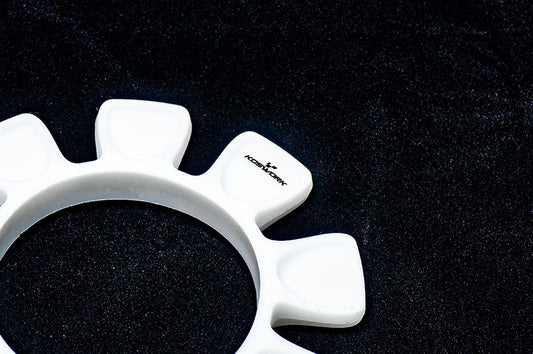 UFO White High Strength Silicone Tire Glue Bands (4) 1/10, 1/8 Buggy & 1/10 SCT