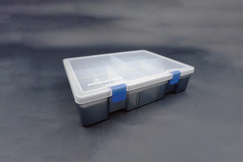 Two Layer Parts Case 245*175*56mm (w/tray & partition) by Koswork