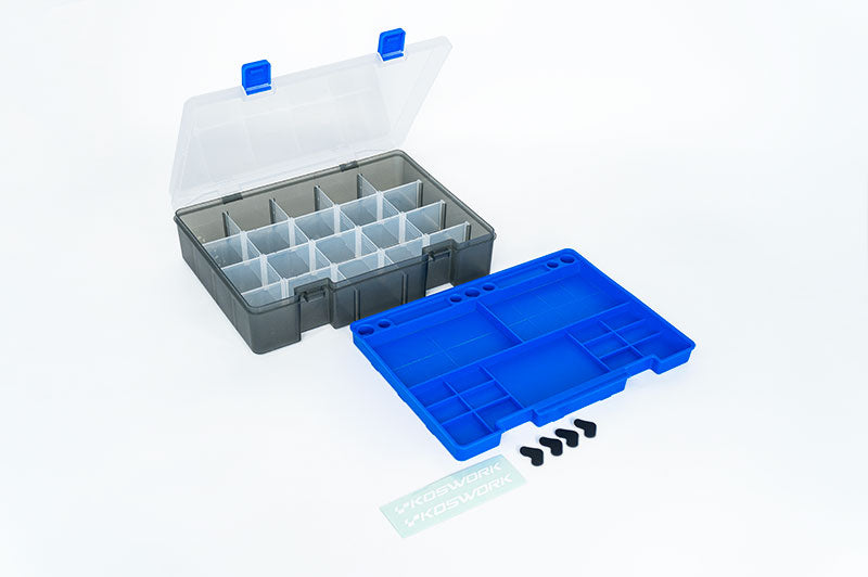 KOS32111 Tool Box + KOS32111-1 Partition Kit + KOS32101B Blue Parts Tray by