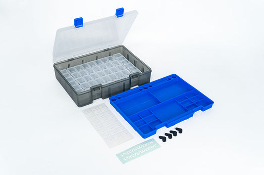 KOS32111 Tool Box + 7x7 Parts Box + KOS32101B Blue Parts Tray by Koswork