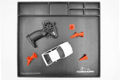Assembly Tray / Cleaning Tray 450*400*10mm Black (1/10 M Size, 1/18, Min-Z &
