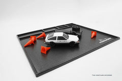 Assembly Tray / Cleaning Tray 450*400*10mm Black (1/10 M Size, 1/18, Min-Z &