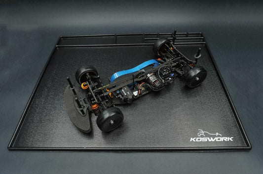 Assembly Tray / Cleaning Tray 550*450mm Black (1/10 Buggy/ Onroad) by Koswork