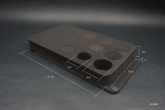 270x160x35mm Shock & Differential Oil Foam Stand Set (15 Compartments) by