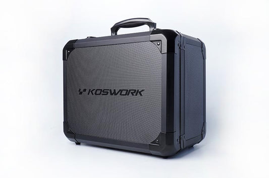 Mini Black V2 Aluminum Carry Case (w/Futaba 10PX/4PM/7PX/7PXR foam) by Koswork