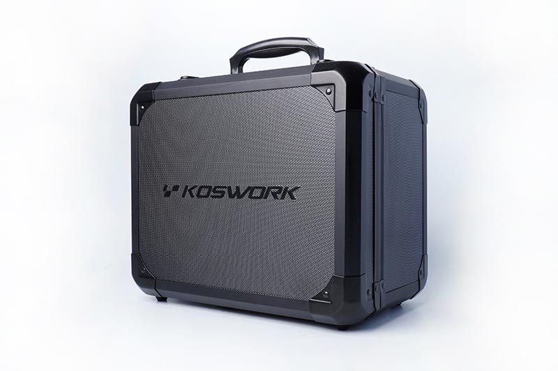 Mini Black V2 Aluminum Carry Case (w/checkered foam) Custom Pluck Out Foam by