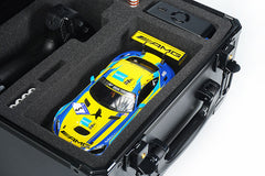 Mini Black V2 Kyosho Mini-Z & Mini-Z 4x4 RTR Aluminum Carry Case (w/Foam) by