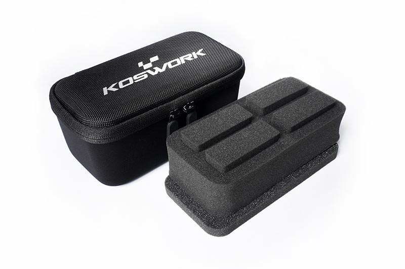 Hard Case w/foam for Weight System 180x90x85mm (For SkyRC Bluetooth Wireless