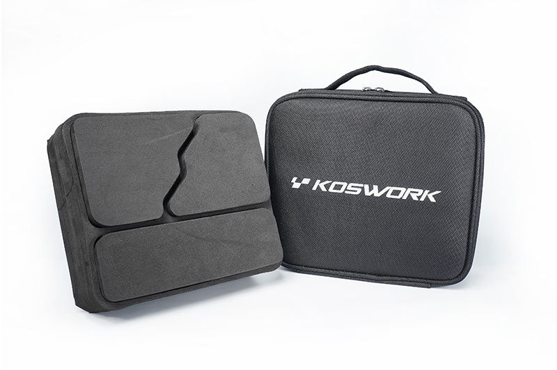 Hard Frame Bag For 2x .21 1/8 Nitro Engines & Pipe Set (260x230x95mm) by Koswork