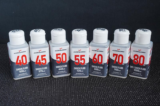 80WT 1000cst Large 70ml Diff/Shock Oil/Fluid (AE System) by Koswork