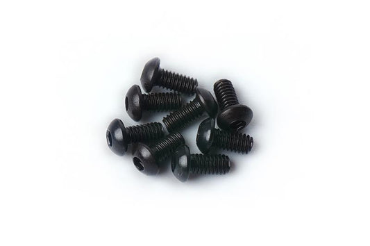 2.5x5mm Button Head Hex Hardened Steel Screw (w/container) (8) by Koswork