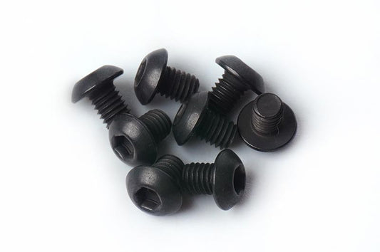 3x4mm Button Head Hex Hardened Steel Screw (w/container) (8) by Koswork