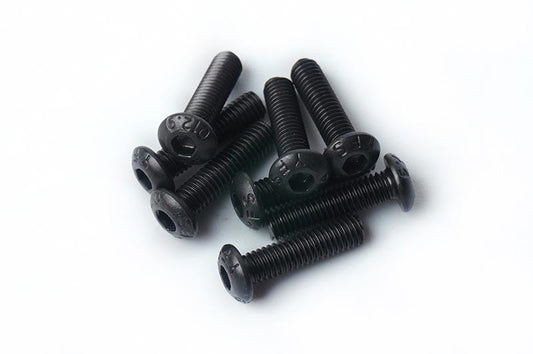3x12mm Button Head Hex Hardened Steel Screw (w/container) (8) by Koswork