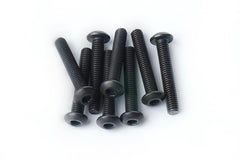 3x18mm Button Head Hex Hardened Steel Screw (w/container) (8) by Koswork