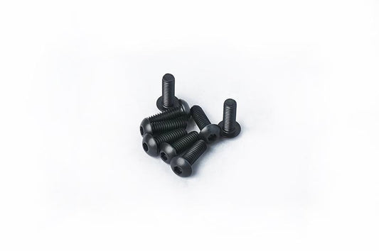 4x12mm Button Head Hex Hardened Steel Screw (w/container) (8) by Koswork