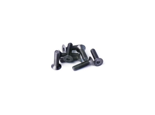 3x12mm Flat Head Hex Hardened Steel Countersunk Screw (w/container) (8) by