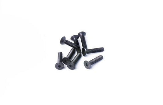 3x14mm Flat Head Hex Hardened Steel Countersunk Screw (w/container) (8) by