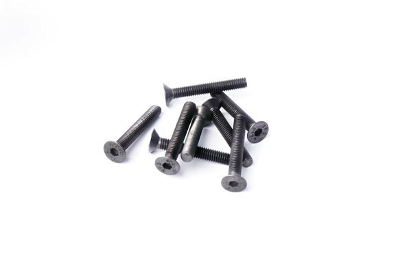 3x20mm Flat Head Hex Hardened Steel Countersunk Screw (w/container) (8) by