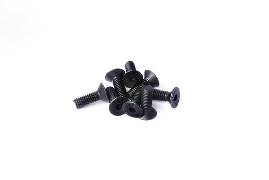4x12mm Flat Head Hex Hardened Steel Countersunk Screw (w/container) (8) by