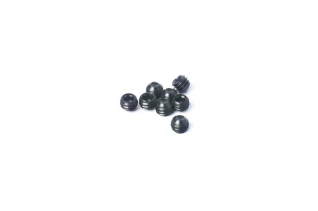 4x3mm Hex Set Screws Hardened Steel Grub Screw (w/container) (8) by Kosworks