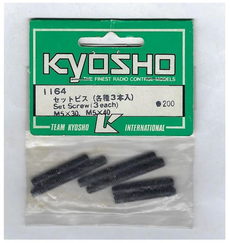 Kyosho Grub Screws M5X30,40, (3ea)
