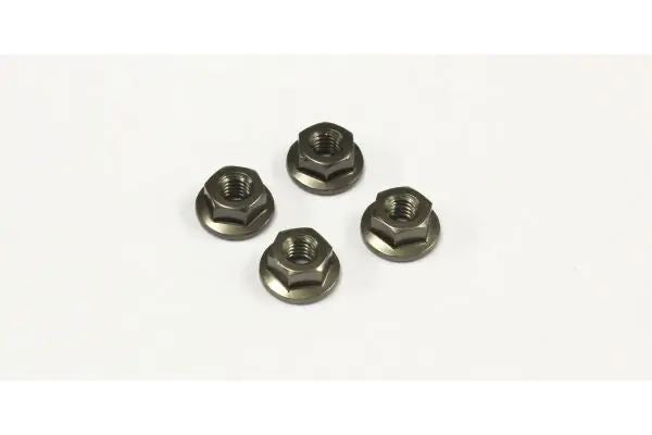Kyosho Fl. Nut Gunmetal (M4x4.5)(4)
