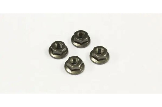 Kyosho Fl. Nut Gunmetal (M4x4.5)(4)