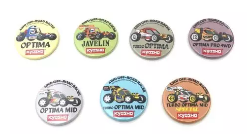 Kyosho Vintage 4wd Badges ASSORTED