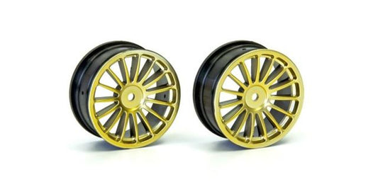 Kyosho Aluminium Wheel Covers.Gold