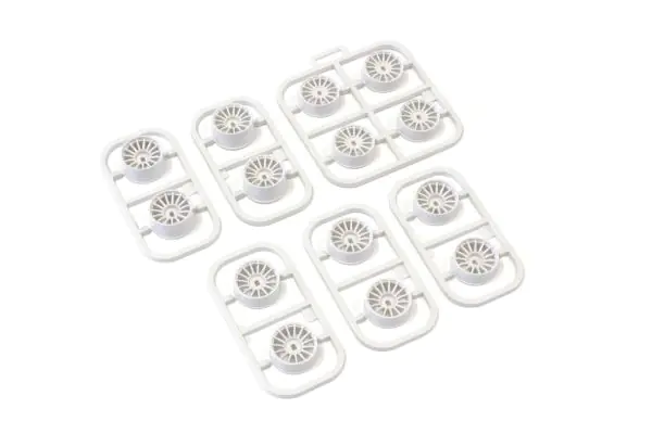 Kyosho AWD Multi Offset Whl Set White